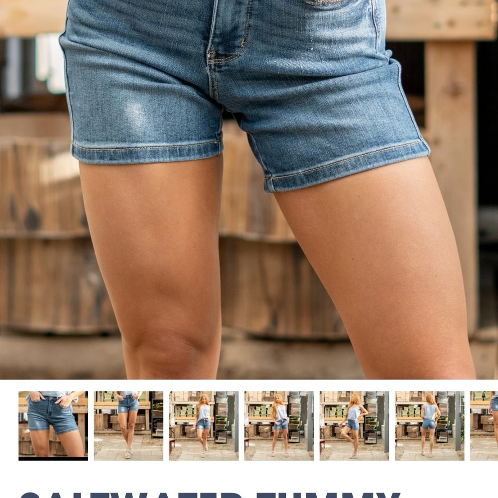 Judy Blue Classic Blue Jean Shorts